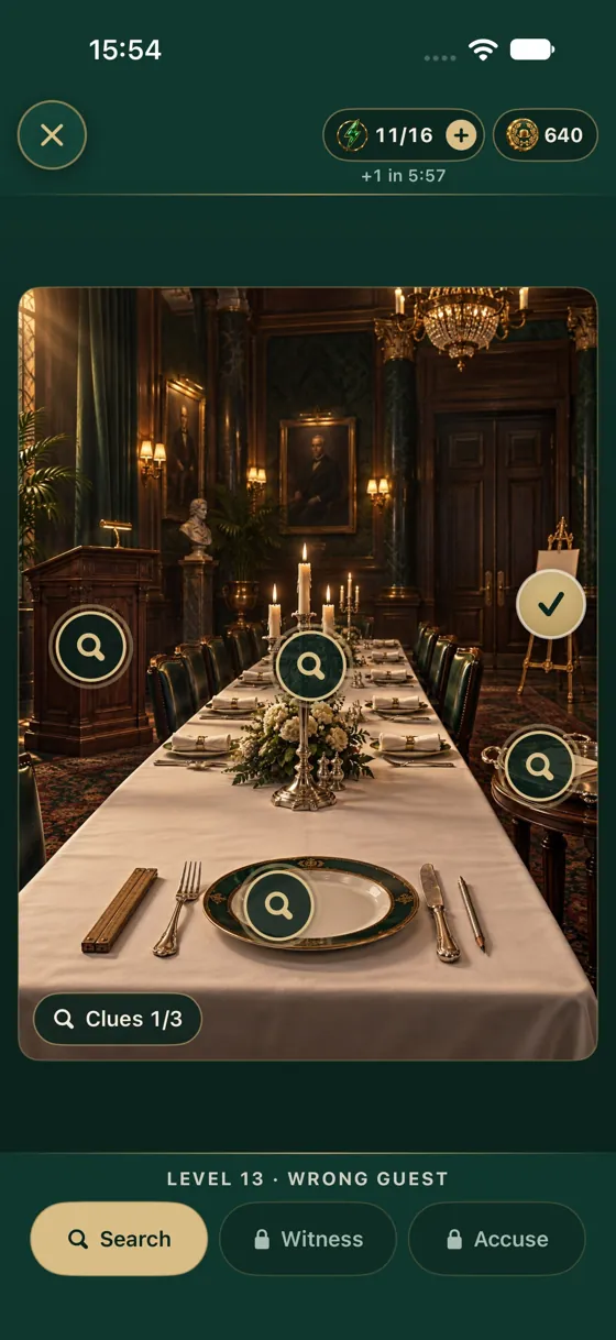 Search the room